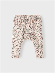 NAME IT Blomster Baby Bukser Ofie Rose Smoke